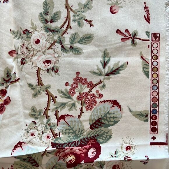 Laura Ashley English Country Print Floral Fabric 3.5” yds - Picture 3 of 6
